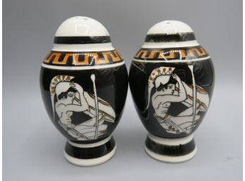 Ada Ceramic Salt & Pepper Shakers - Set Of 2