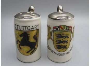 Baden-worttemberg & Stuttgart Salt & Pepper Shaker - Set Of 2