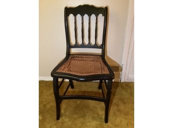 Wood Chair With Cane Seat