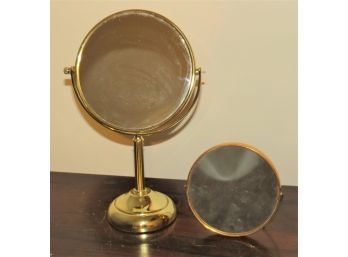 Jerdon 5X Magnifying Table Mirror & Mirror With Stand
