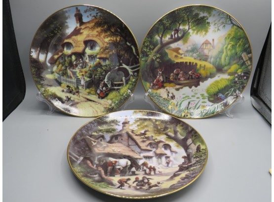 The Danbury Mint By Robert Hersey Plates - Set Of 3