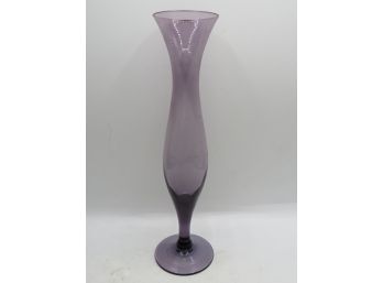 Purple Glass Bud Vase