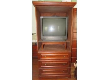 Wood Television Storage Unit
