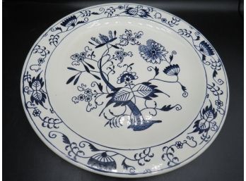 Ceramic Blue, White Plate