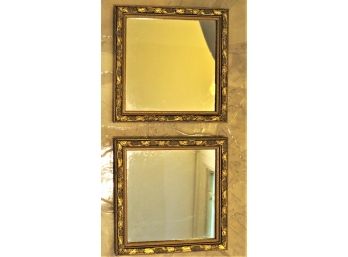 Home Interiors And Gifts Square Wall Mirrors - Set Of 2