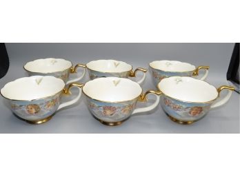 Dona Gelsinger 'cup Of Joy' Angels Bless Our Home Teacups - Set Of 6