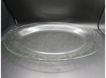 Glass Oval Serving Platter