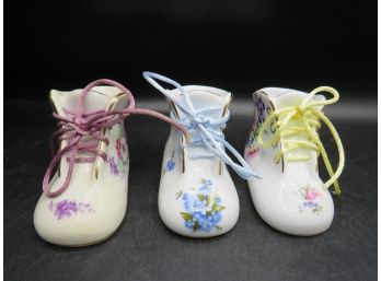 Nantucket Home Porcelain Baby Shoes - Set Of 3