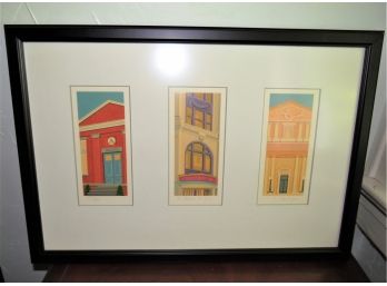 Clay Hoffman '3 Studies For Bravo' Signed, Numbered, Framed