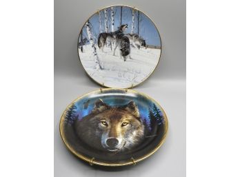 Princeton Gallery  & The Bradford Exchange Plates - Set Of 2