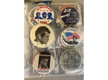 Presidential Campaign Pins - Large Assorted Lot