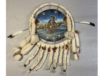 Modern Indian Hand Painted Dream Catcher