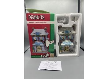 Peanuts Department 56 Snoopys Root Beer Cafe - Box Included