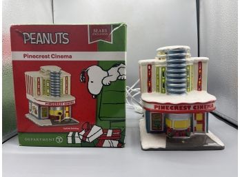 Peanuts Department 56 - Pinecrest Cinema - Box Included