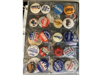 Vintage Presidential Campaign Pins - Large Assorted Lot