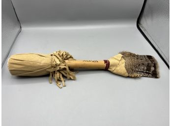 American Indian Inspired Wooden Leather Dancing Stick