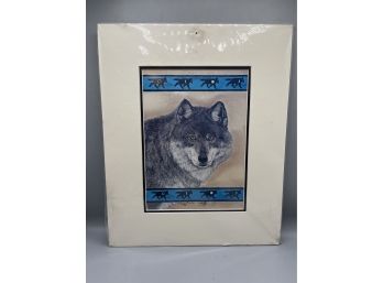 Snow Clan Spirit Lithograph By Seneca Artist Carol Snow 1989 With Certificate Of Authenticity