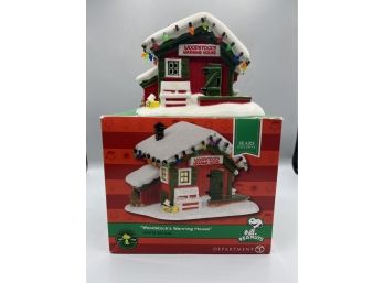 Peanuts Department 56 - Woodstock Warming House - Box Included