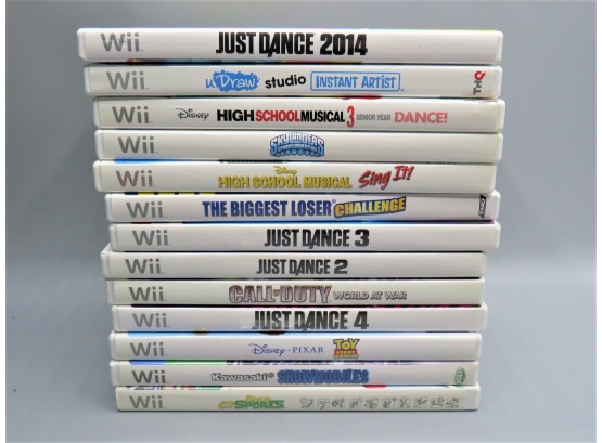 Nintendo Wii Video Games - Set Of 13