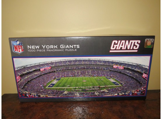 NFL New York Giants 1000 Piece Panoramic Puzzle - New Sealed