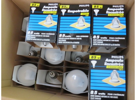 Philips 85W/120V Recessed Indoor Flood Light Bulb 5'diameter - Set Of 16 - New