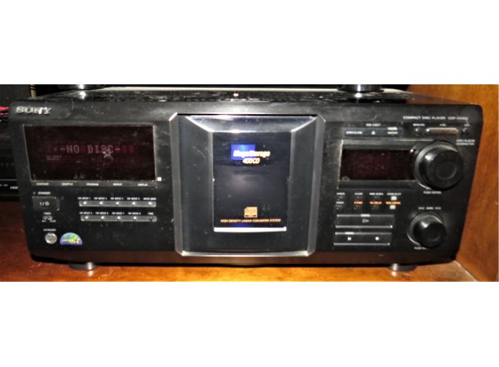 Sony CDP-CX455 400 Mega CD Changer With Remote