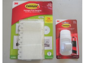 Command Brand Jumbo Utility Hook & Picture Hanging Strips - Set Of 2