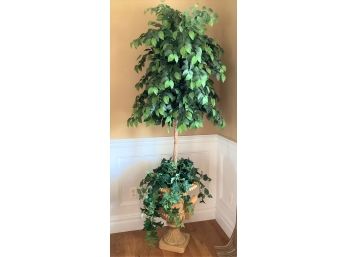 Artificial Tree With Planter
