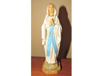 Virgin Mary Resin Figurine