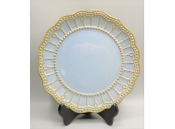 Roscher & Co. Blue Plate With Stand