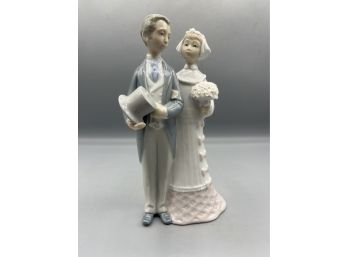 Lladro Porcelain Figurine #C-22E Bride And Groom