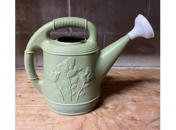 Plastic Floral Pattern Watering Can