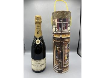 Moet And Chandon Champagne 750ml - Sealed With Wine Bottle Storage Box