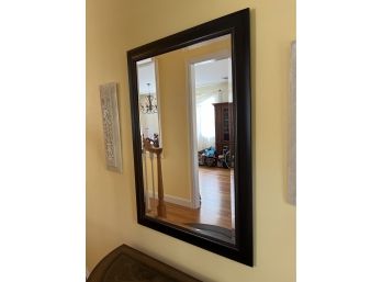 Espresso Finish Beveled Wooden Frame Wall Mirror - 30 X 42