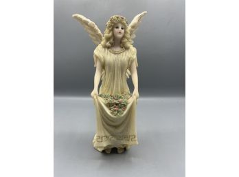 Decorative Resin Glitter Angel Figurine