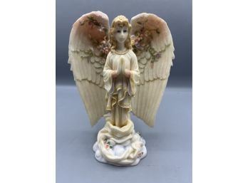 Decorative 2-piece Resin Angel Figurine
