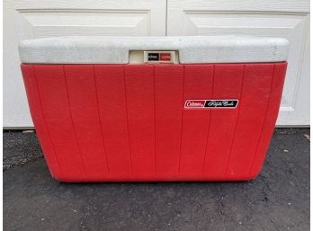 Vintage Coleman Polylite Cooler With Drain Plug And Handles