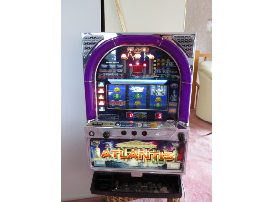 Atlantis Doom Pachinko Machine With Game Coins