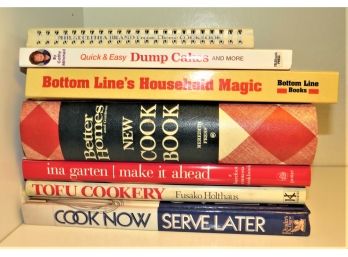 Cook Books/household Book - Assorted Lot Of 7