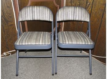 Meco Corp. Fabric Folding Chairs - Set Of 2