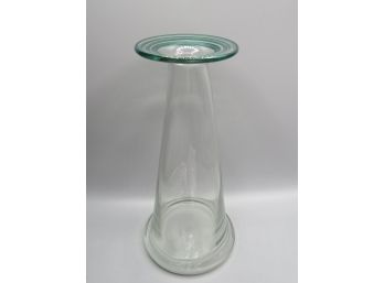Green Tinted Glass Vase