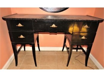 RWAY Wood Desk With Chair