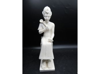 Egyptian King Tut Sitting Resin Figurine