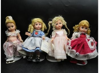 Madame Alexander Collectible Dolls - Ice Skating/goldilocks/sugar & Spicepolly Put The Kettle On - Set Of 4