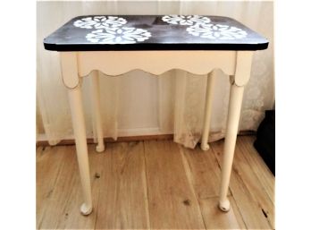 Wood Painted Accent Table