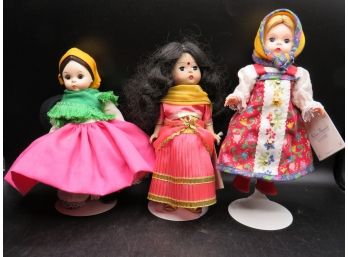 Madame Alexander Collectible Dolls - Russia/india/Portugal - Set Of 3