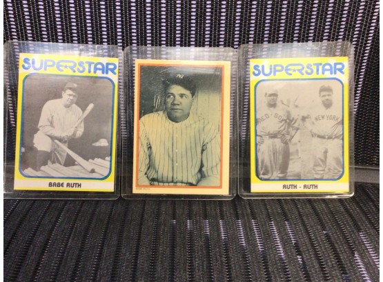 Babe Ruth Superstar 1980,  Ruth & Ruth Superstar 1980, Babe Ruth Topps 1986