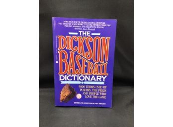 The Dickson Baseball Dictionary 1989 By Paul Dickson