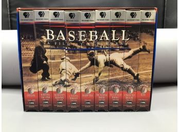 PBS Baseball A Film By Ken Burns Series 1-9 VHS