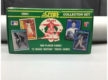 Score 1991 Collector Set Baseball Cards
